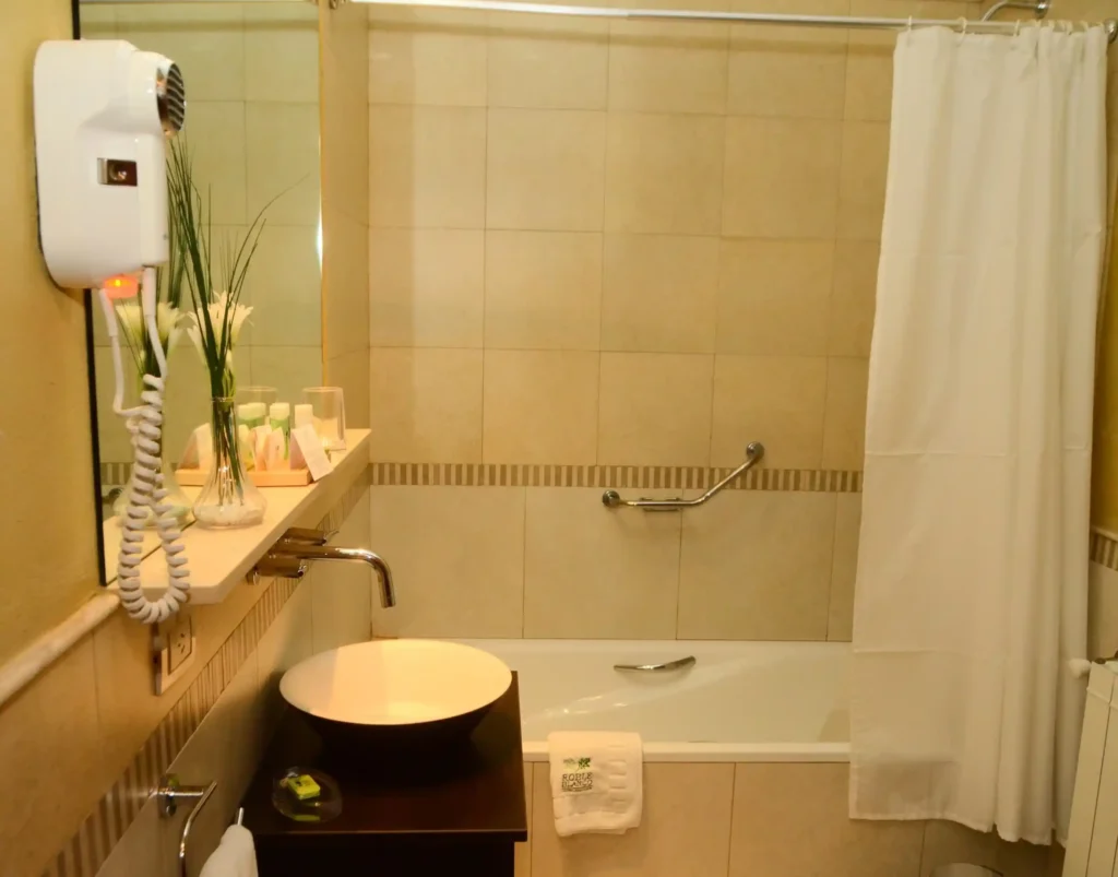 Toilette del hotel en Chascomús